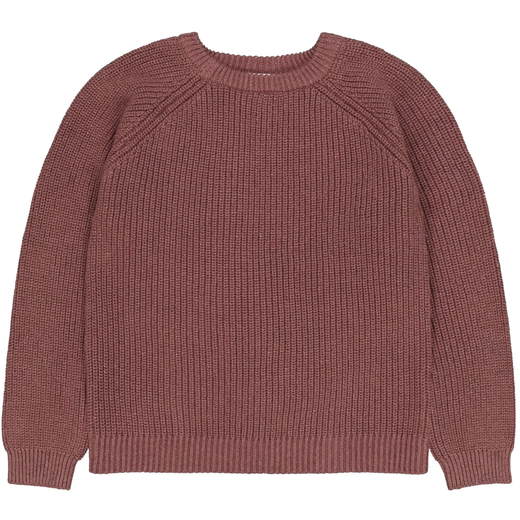 The New Tnsheather Pullover Glitzer rose brown