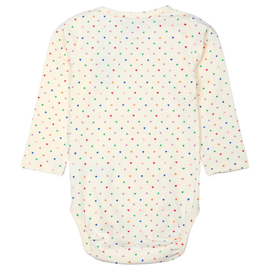 The New Langarm Tnsjayda L_S Body White Swan, Bunte Herze