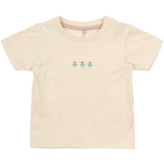The New TNSTNadine SS Tee white swan, 3 Blumen, T-Shirt