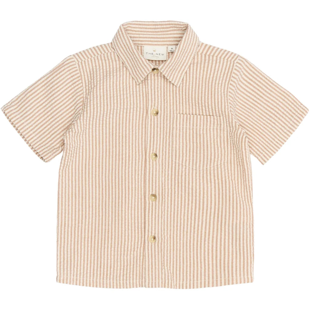 The New TNSTOPAL SS Shirt, Hemd, indian tan striped