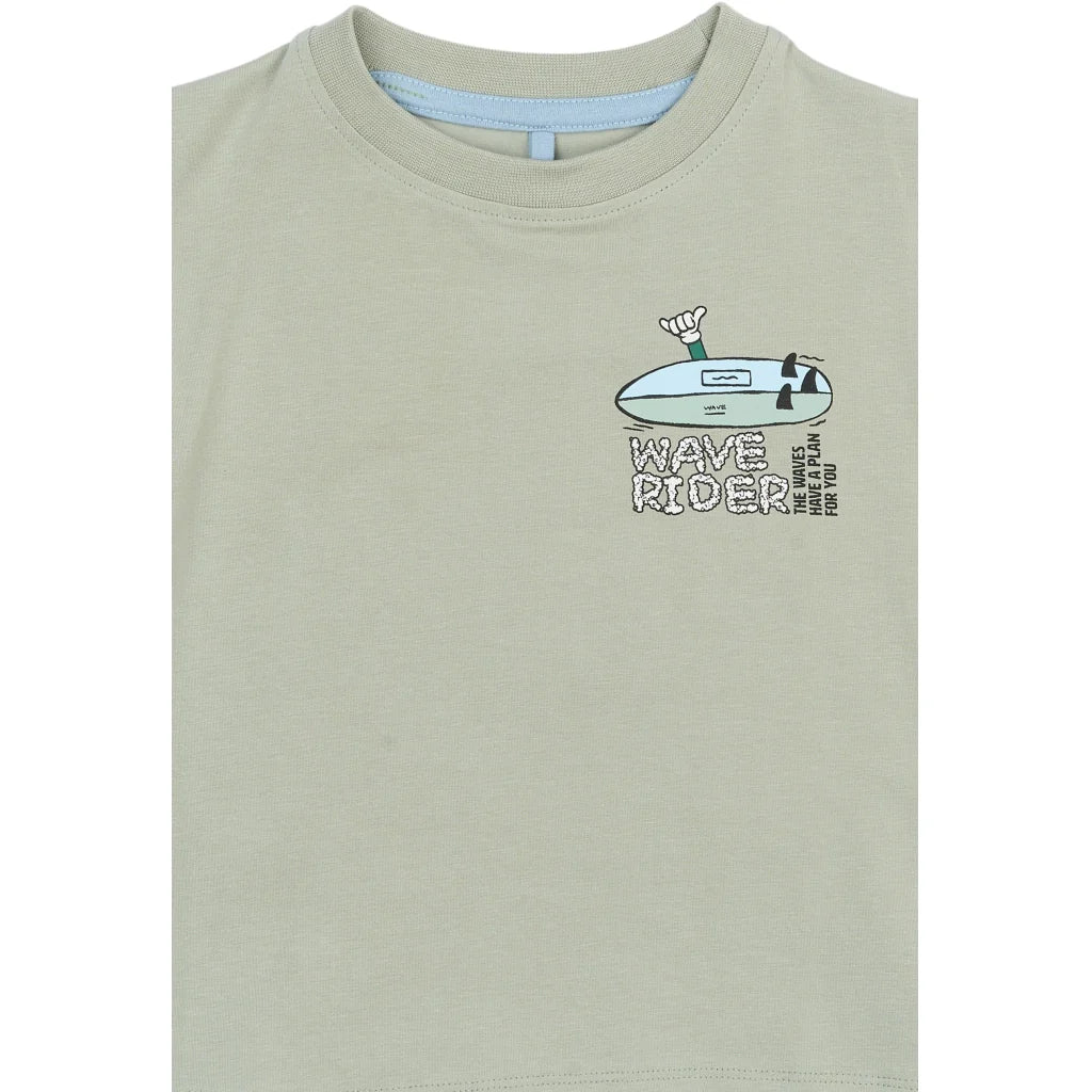 The New TNSTSigurd T-Shirt aqua gray