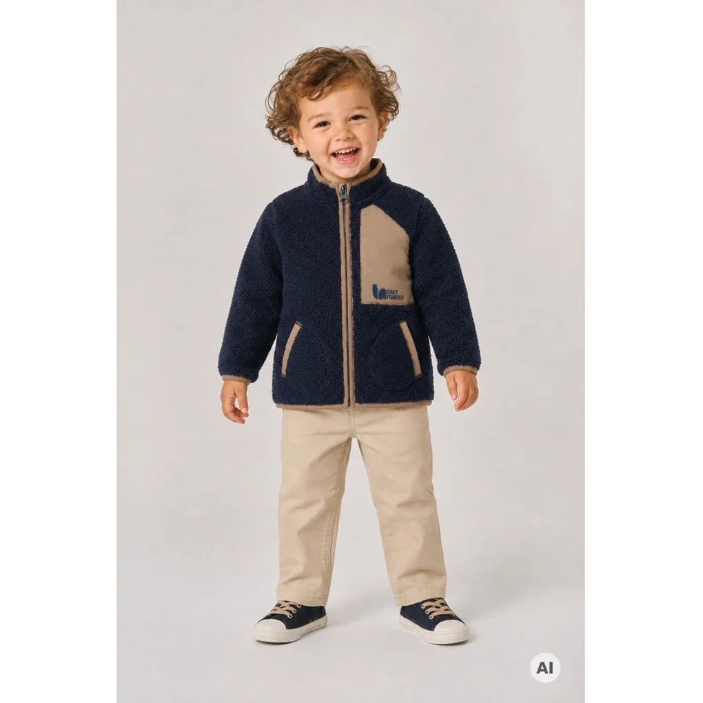 The New TNSTStormy Uni Teddy Jacket, navy blazer, Fleecejacke