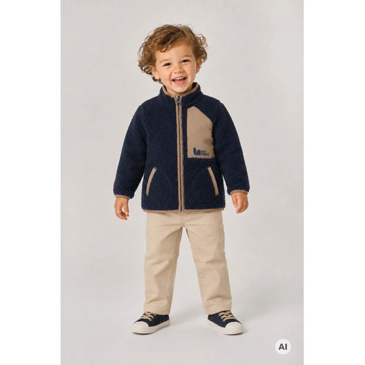 The New TNSTStormy Uni Teddy Jacket, navy blazer, Fleecejacke