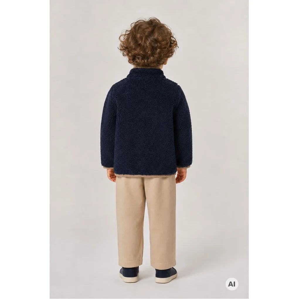 The New TNSTStormy Uni Teddy Jacket, navy blazer, Fleecejacke