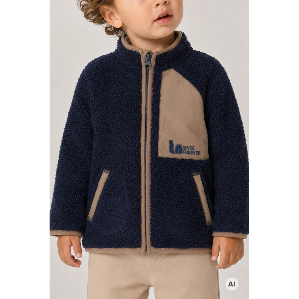 The New TNSTStormy Uni Teddy Jacket, navy blazer, Fleecejacke