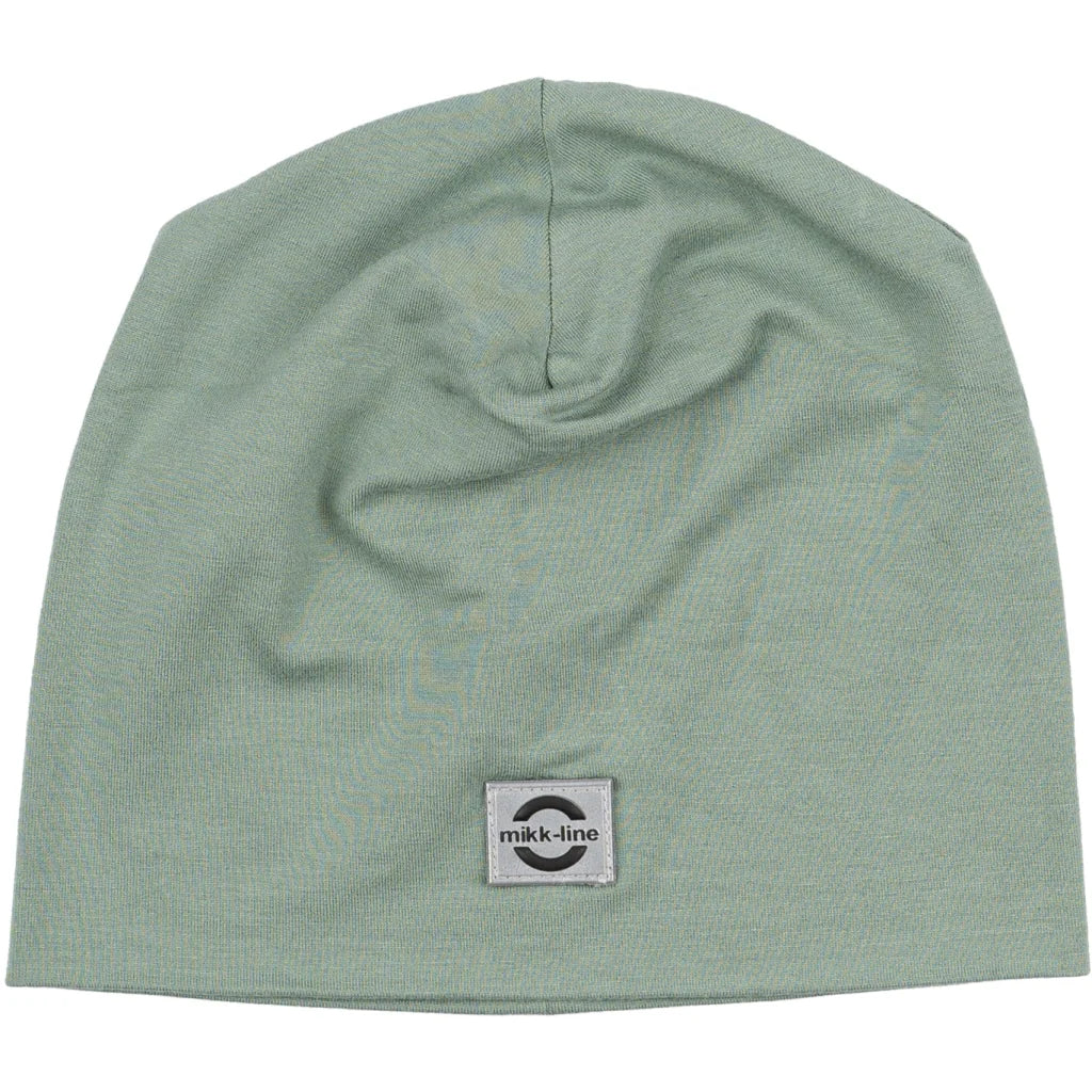 Mikk-Line, Viskose-Elasthan-Mütze, Solid, green bay