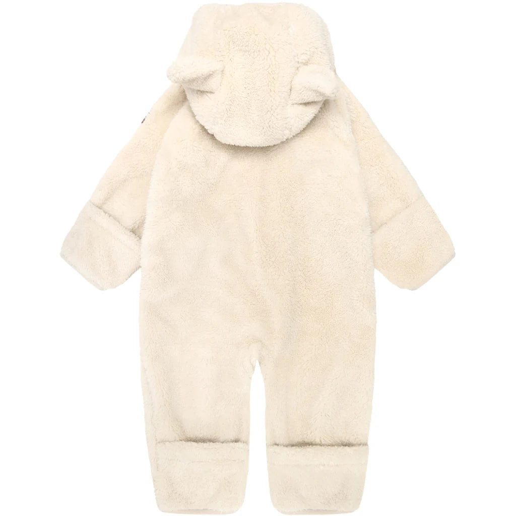 Mikk-Line Teddy-Anzug mit Ohren, creme, doeskin, 17013