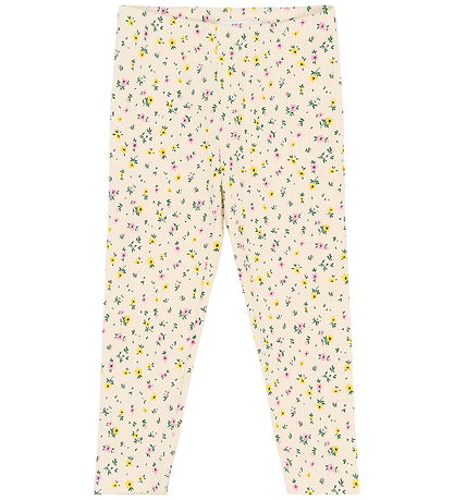 The New TNSTSelma Rib Leggings, Gardenia AOP