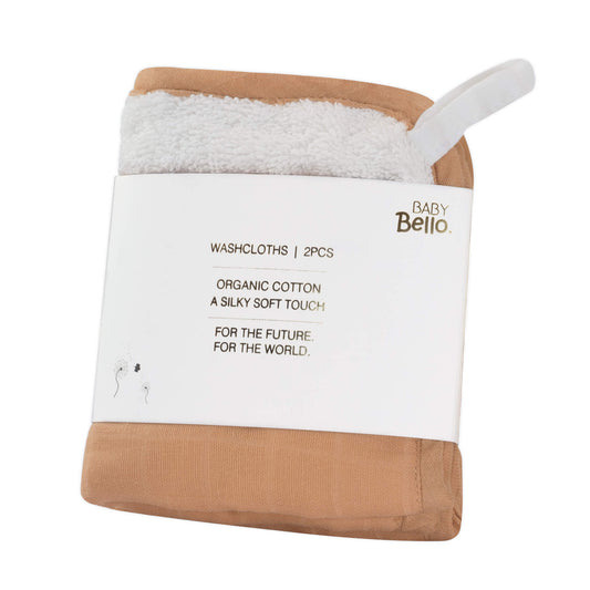 Baby Bello Waschlappen 2er Pack Pastry Shell