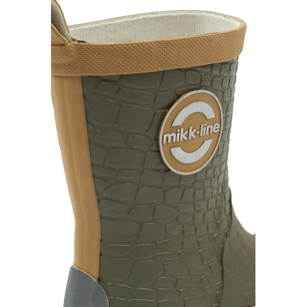 Mikk-Line Gummistiefel Dusty Olive Dragon Wellies