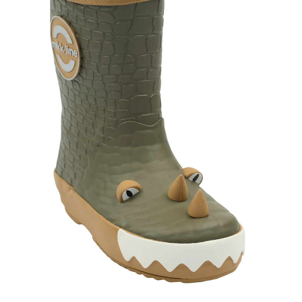 Mikk-Line Gummistiefel Dusty Olive Dragon Wellies