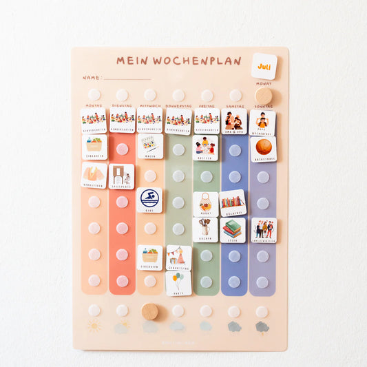 Routinchen Wochenplaner inkl. Symbole A3, bunt