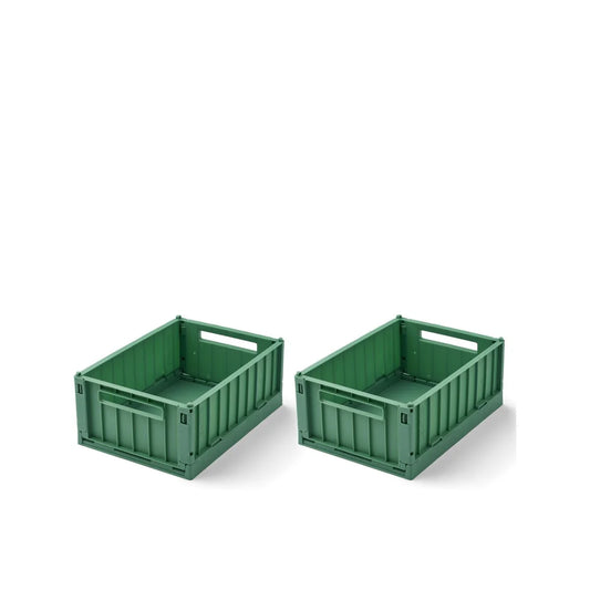 Liewood Weston Storage Box S 2-Pack dusty ivy, green
