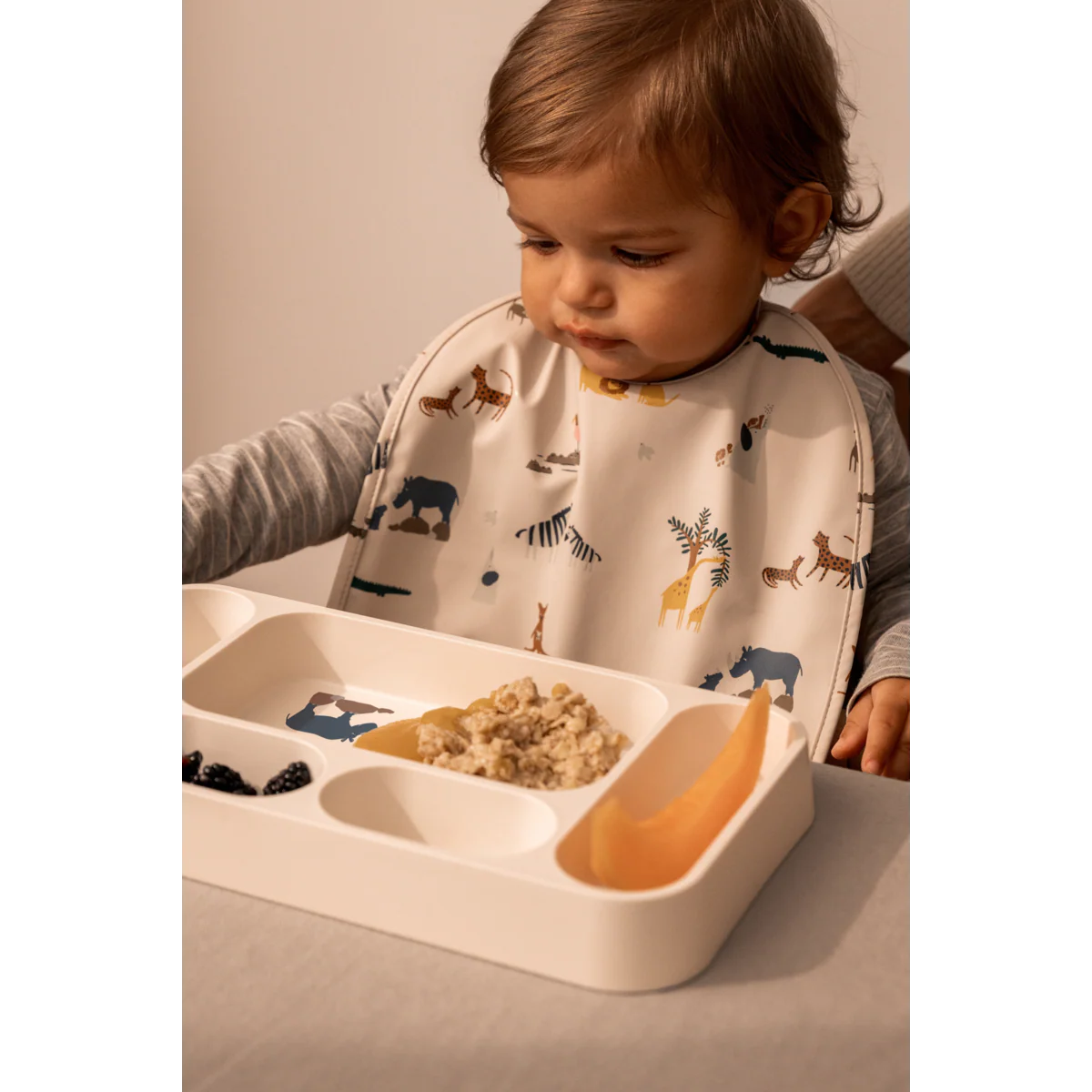 Liewood Mosu Divider Plate, Trennteller, All together sandy