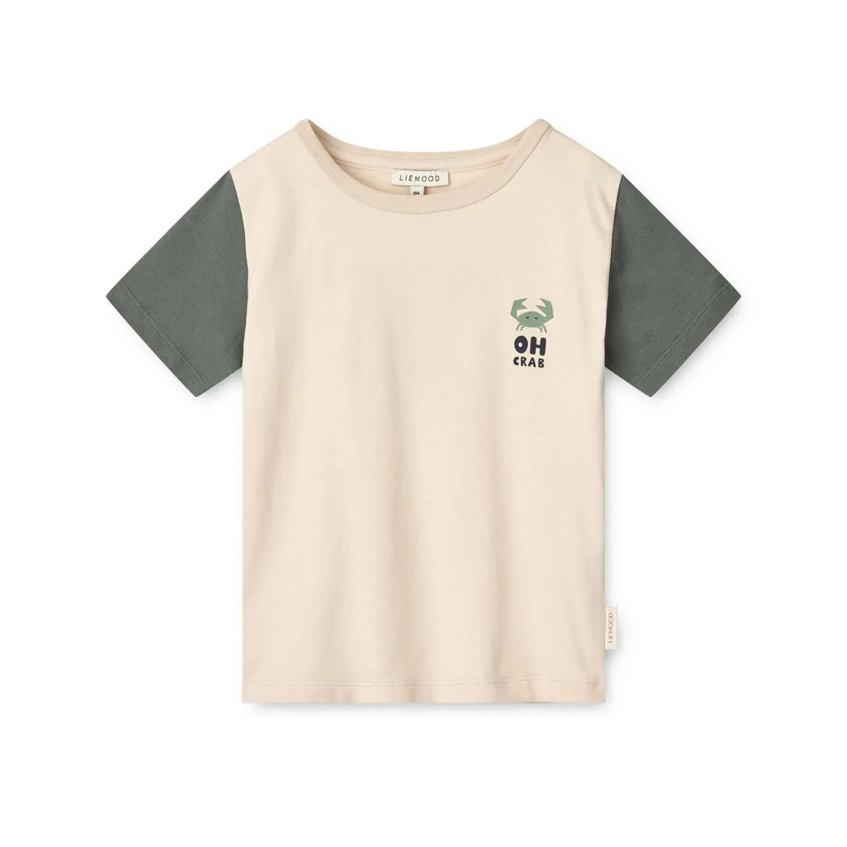 Liewood Apia Shortsleeve T-Shirt, Oh Crab Sandy