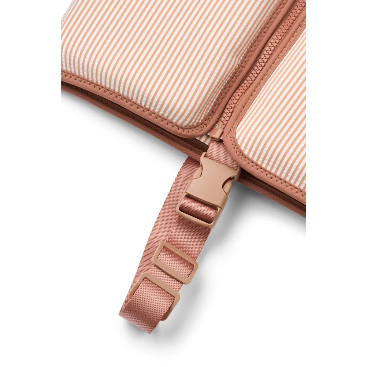 Liewood Dove Seersucker Swim Vest Schwimmweste, stripe pale tuscany, creme de la creme