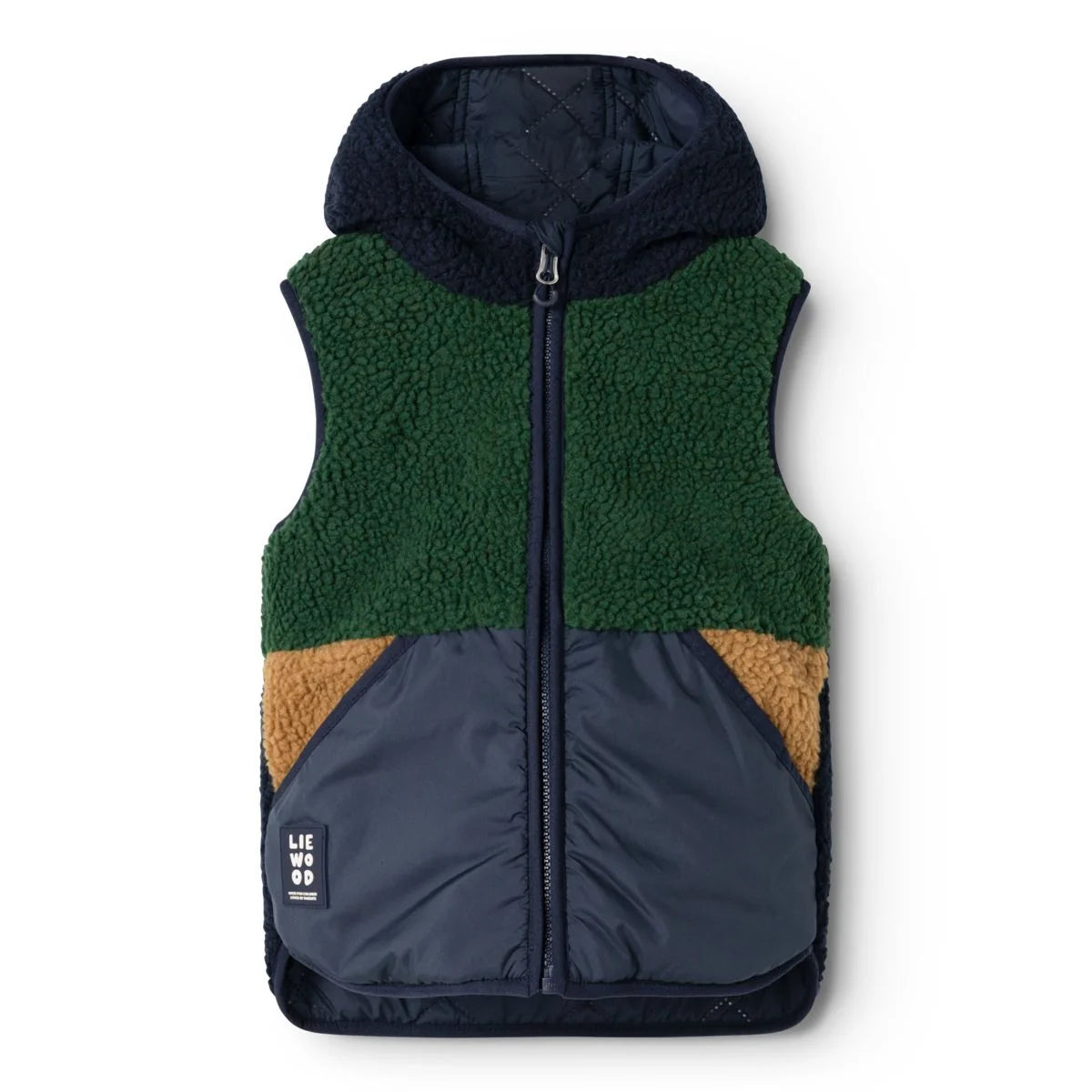 Liewood Diana Reversible Vest, classic navy mix, Weste zum Wenden