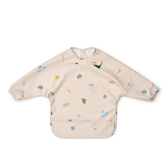 Liewood Merle Lätzchen mit Ärmeln, Cape Bib, TamTam sand