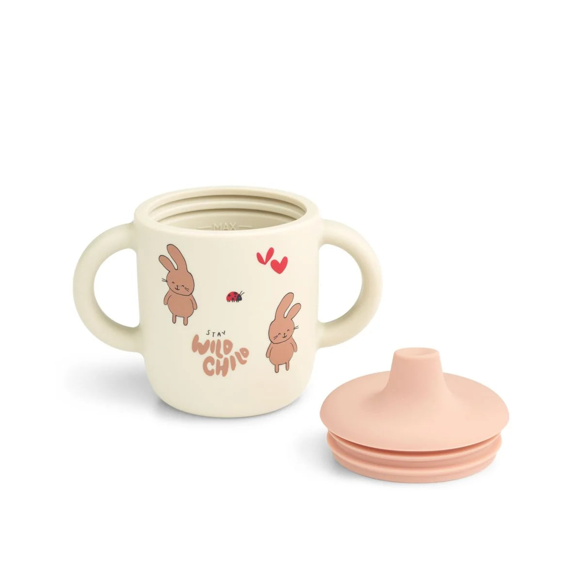 Liewood Neil Sippy Cup wild child rosey, Trinklernbecher