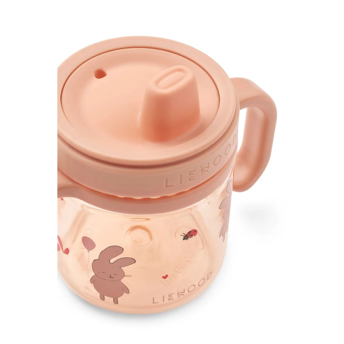 Liewood Kylo Sippy Cup Tritan, Trinkbecher,wild child rosey, Hasen 280ml