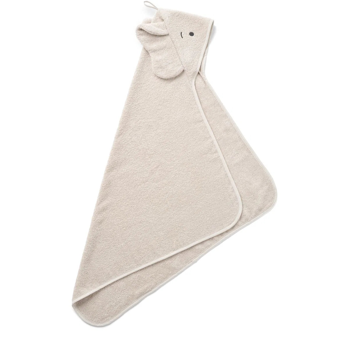 Liewood Albert Babyhandtuch mit Kapuze Elephant sandy