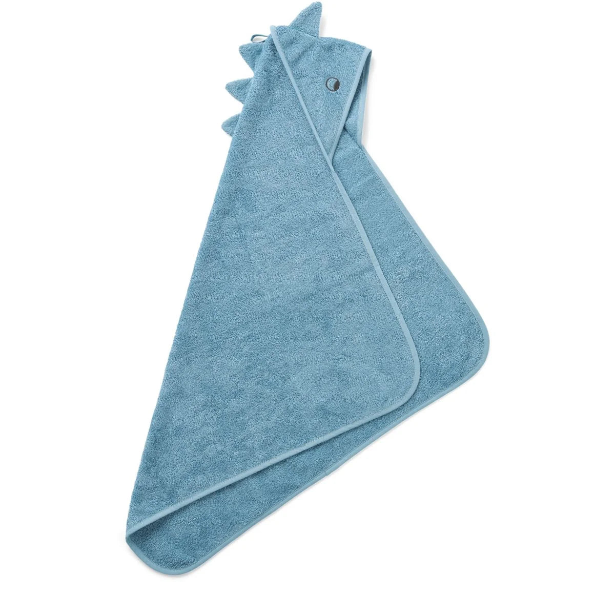Liewood Albert Babyhandtuch mit Kapuze Dino beach blue