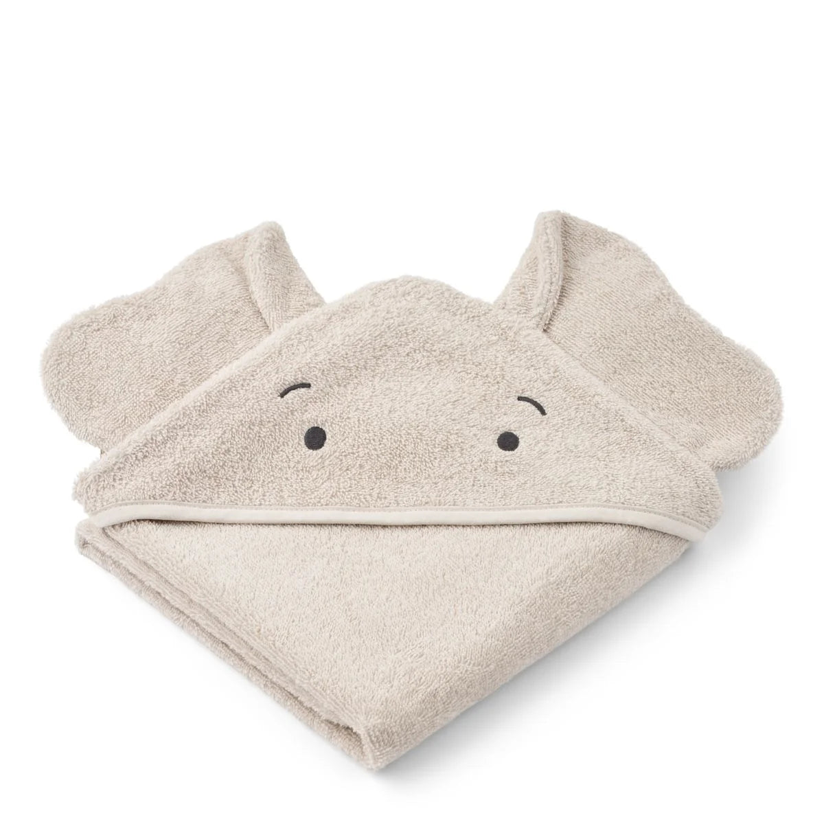 Liewood Albert Babyhandtuch mit Kapuze Elephant sandy