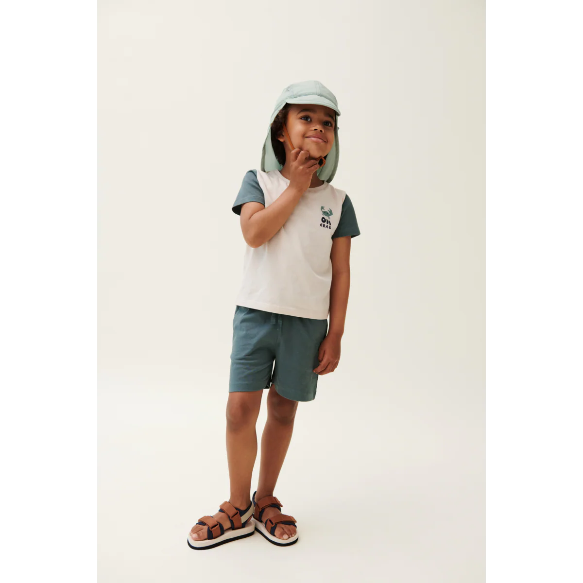 Liewood Apia Shortsleeve T-Shirt, Oh Crab Sandy