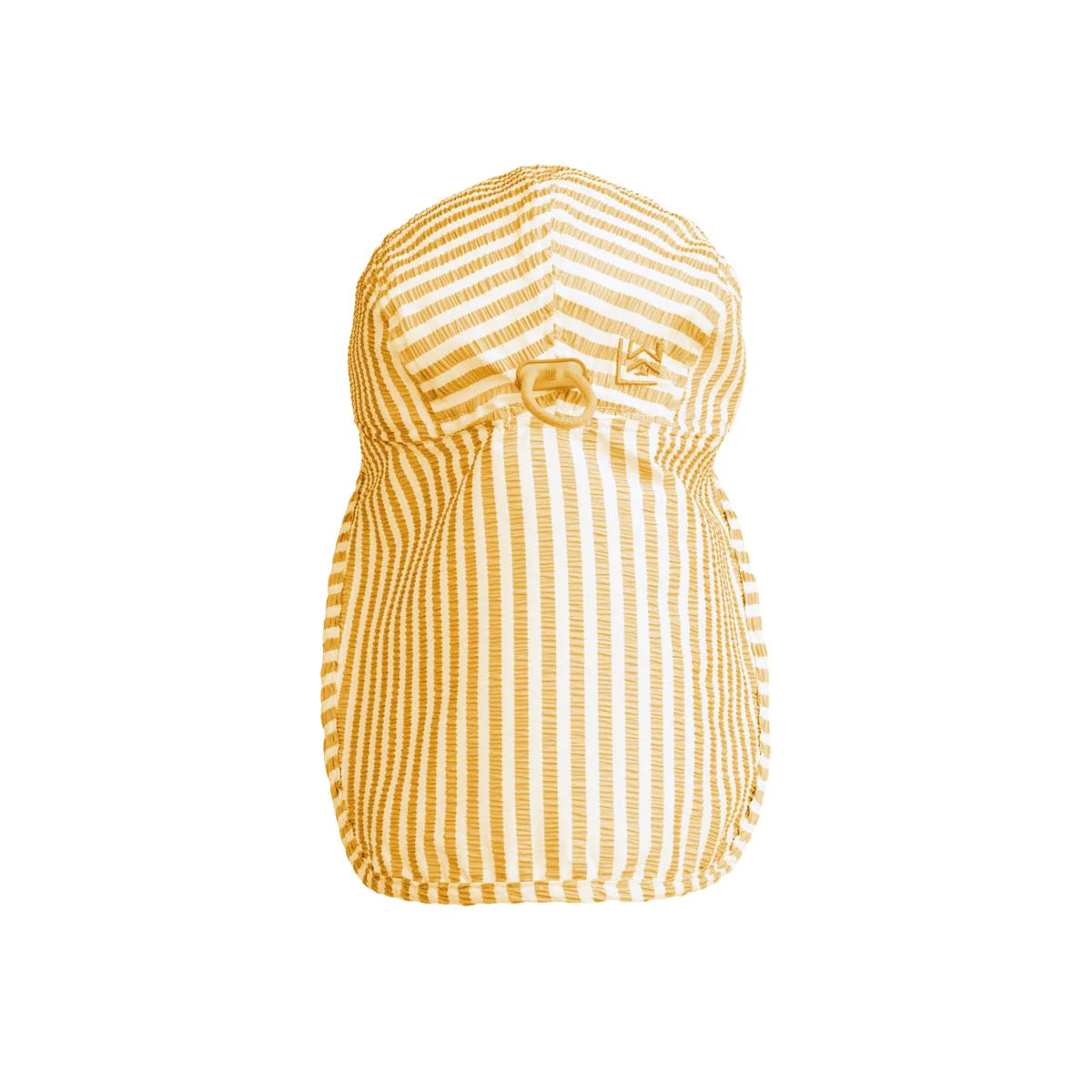 Liewood Lusio Seersucker Sun Hat stripe yello mellow creme de la creme, Sonnenhut