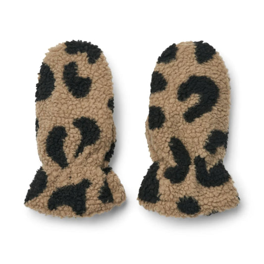 Liewood Grethe Pile Gloves mega leo oat mix, Handschuhe, Fäustlinge