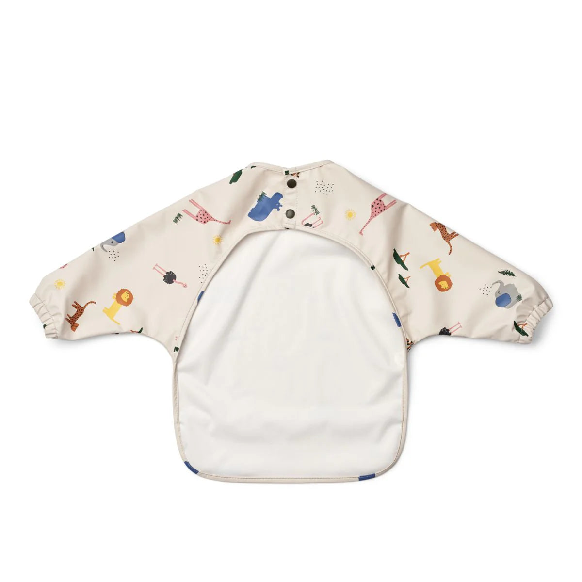 Liewood Merle Lätzchen mit Ärmeln, Cape Bib, Safari sandy mix