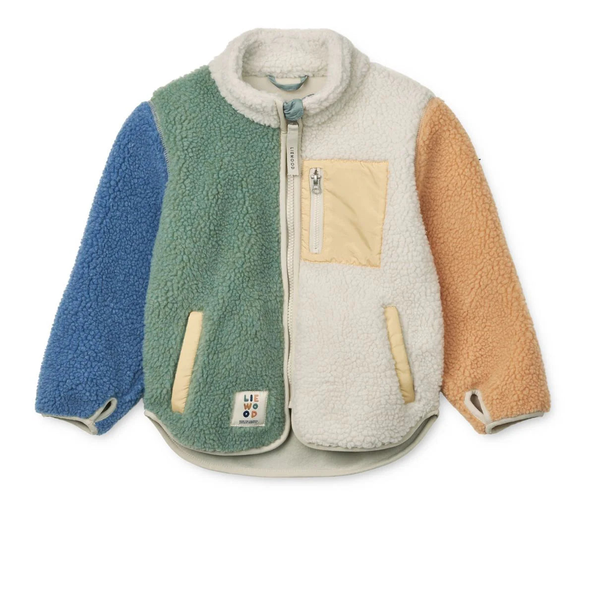 Liewood Nolan Pile Jacket Kurtka Z Pile peppermint multi mix, Fleecejacke