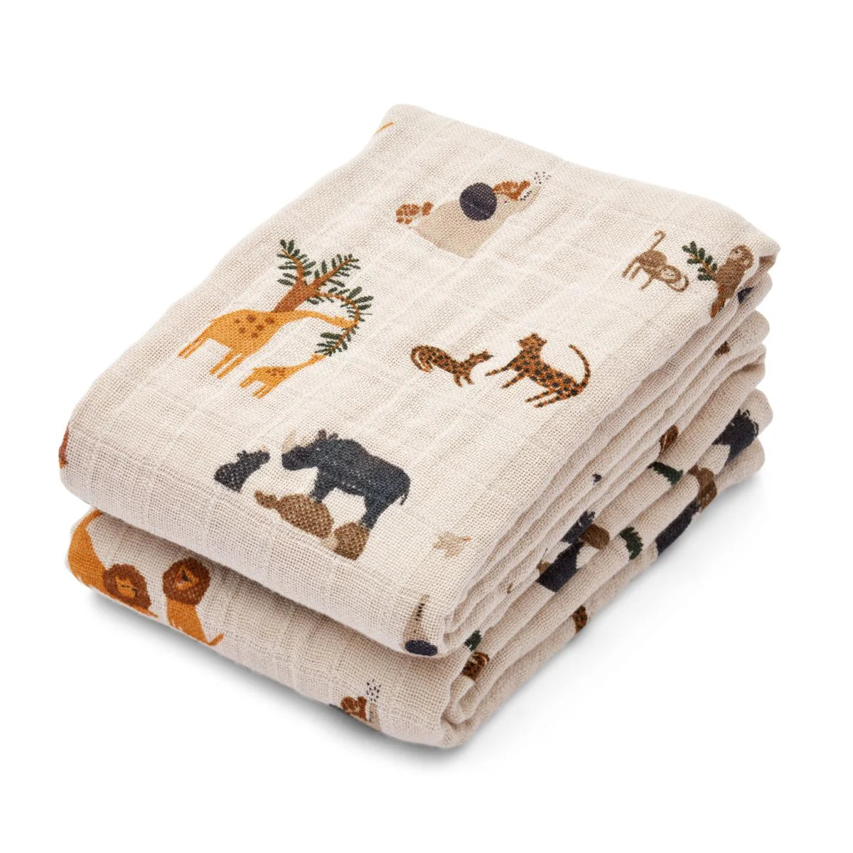 Liewood Lewis Musselintücher 2er-Pack all together sandy