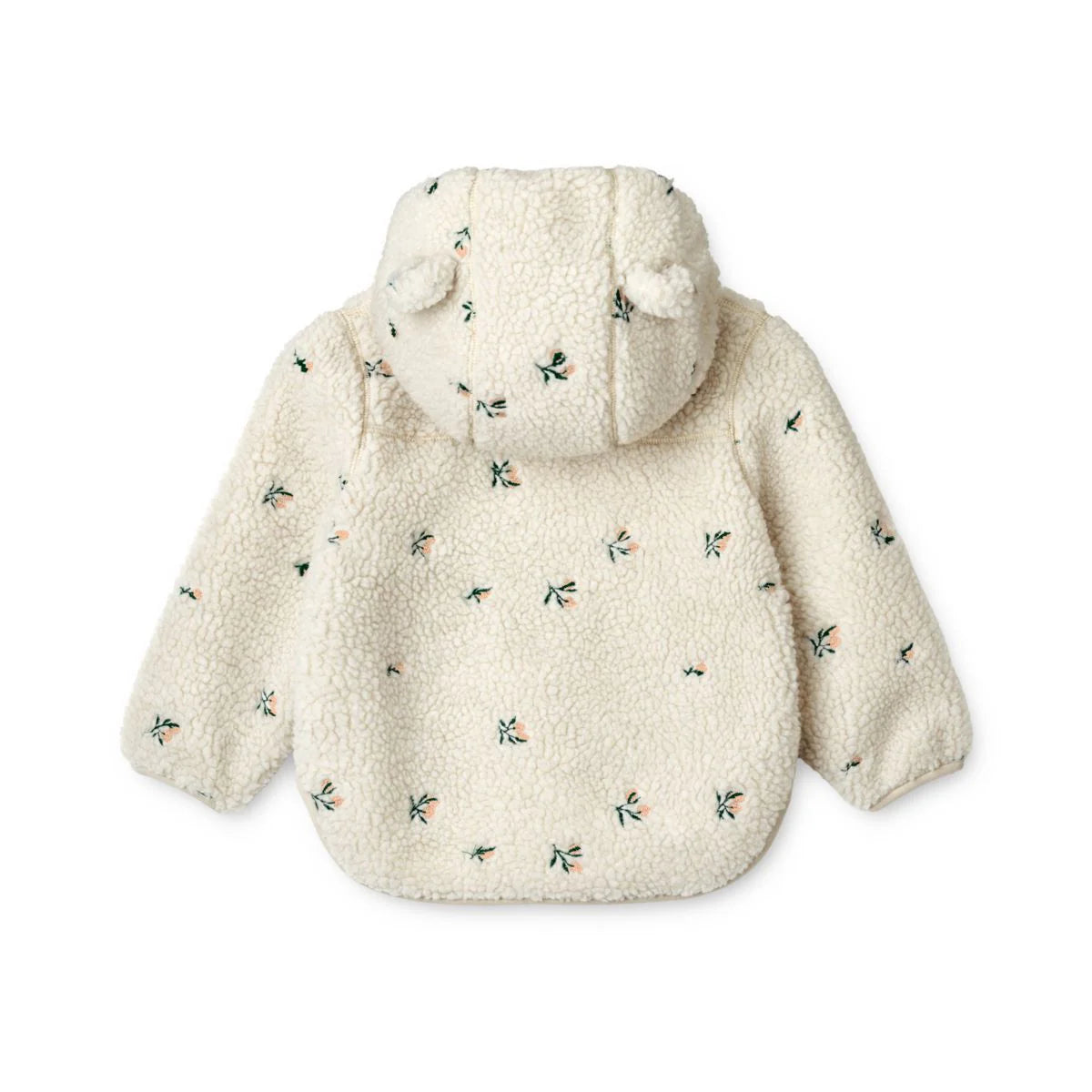 Liewood Mara Pile Teddyjacke, Jacket Peach/ sandy embroidery