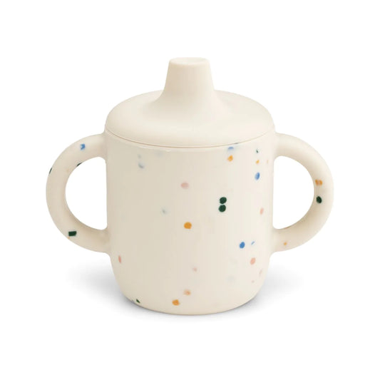 Liewood Neil Sippy Cup splash dots sea shell, Trinklernbecher