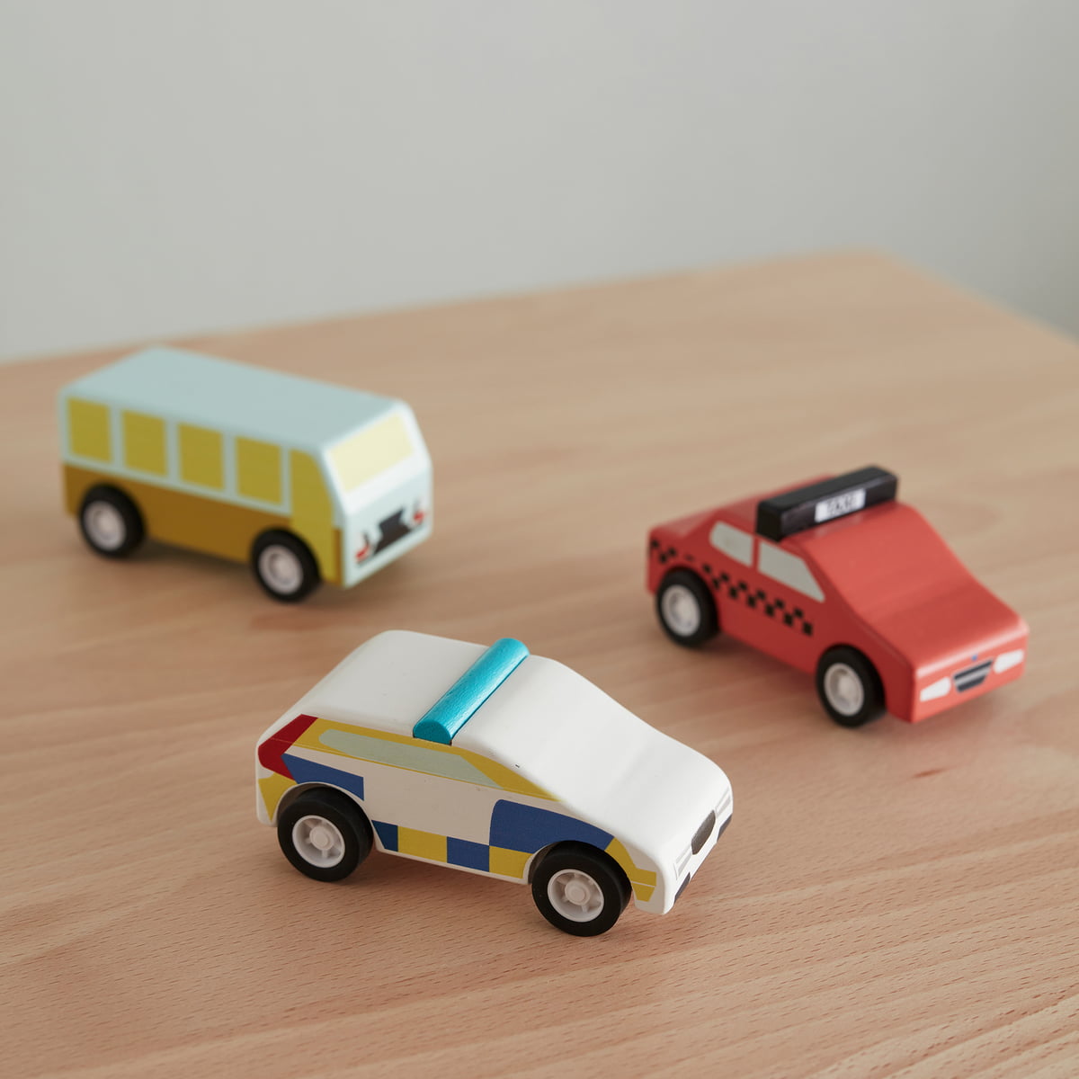 Kids Concept Pull Back Cars, Rückziehautos Aiden