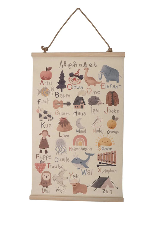 Chimpy Toys Rahmen Alphabet Poster