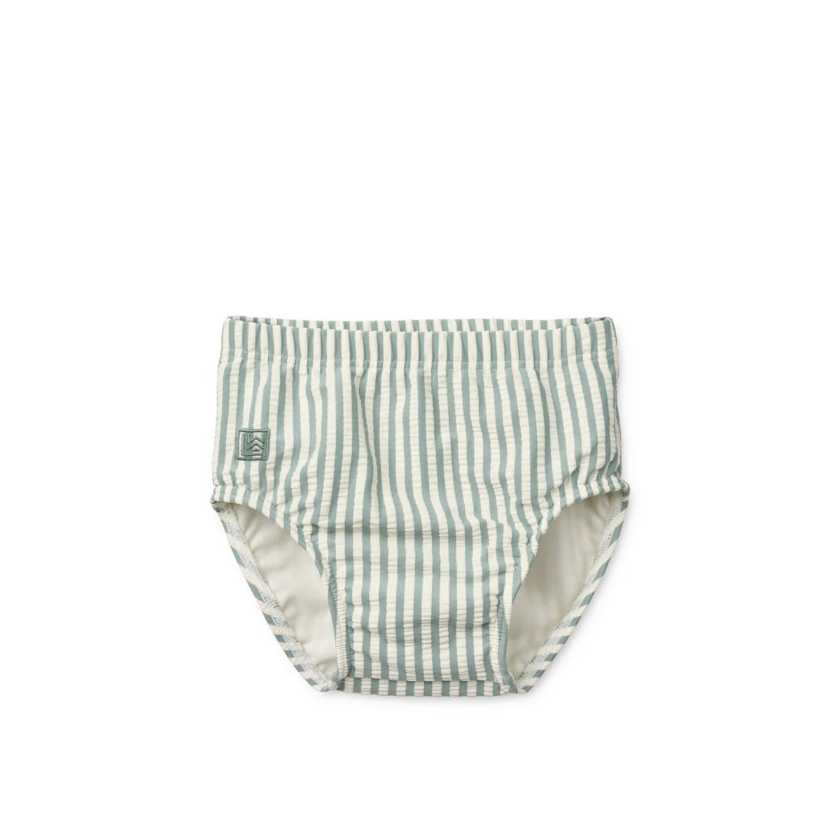 Liewood Anthony Baby Seersucker swim Pants, Badehose für Babys, peppermint sandy