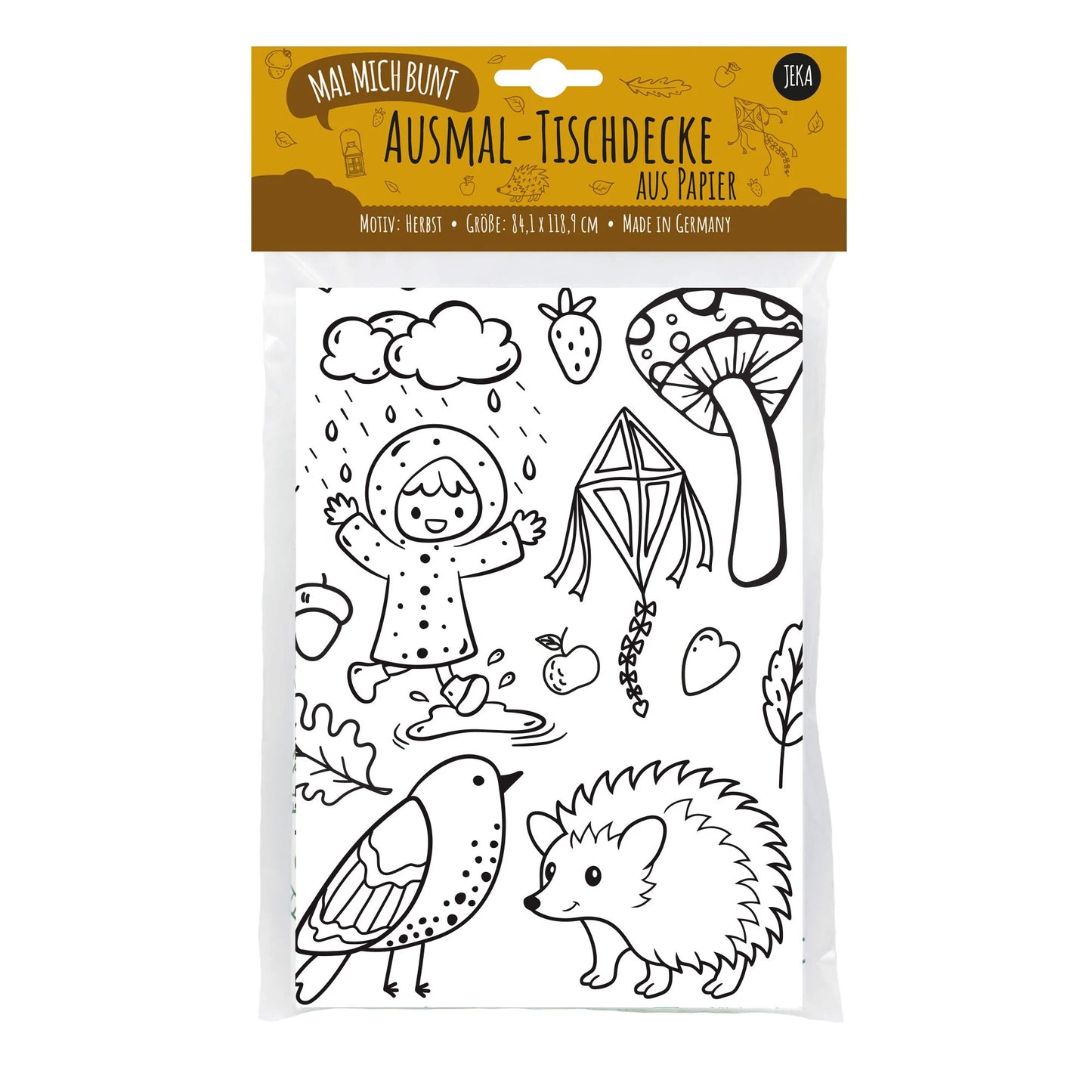 O'Shea Tischdecke zum Ausmalen Herbst