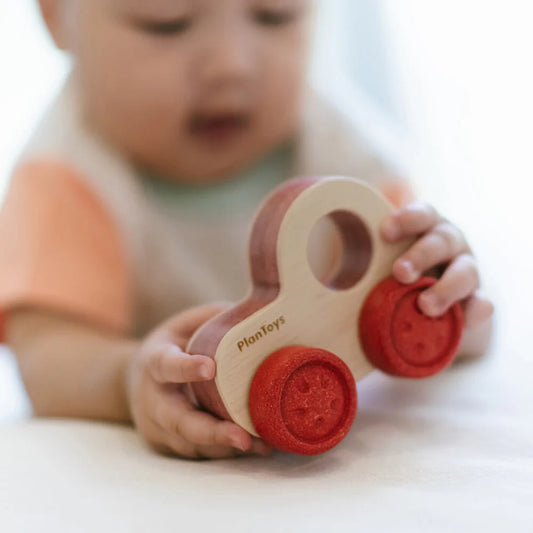 Plan Toys Greifling Cruiser rot, Holzauto