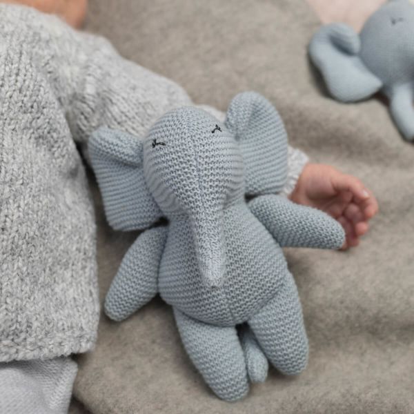 Baby Bello Kuscheltier mit Rassel Elefant