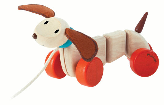 Plan Toys Ziehtier Happy Puppy, Hund