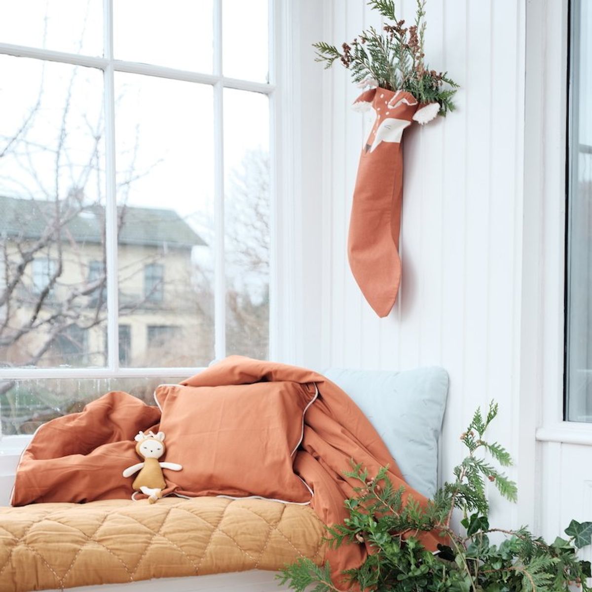 Fabelab Weihnachtsstrumpf Rentier Cinnamon
