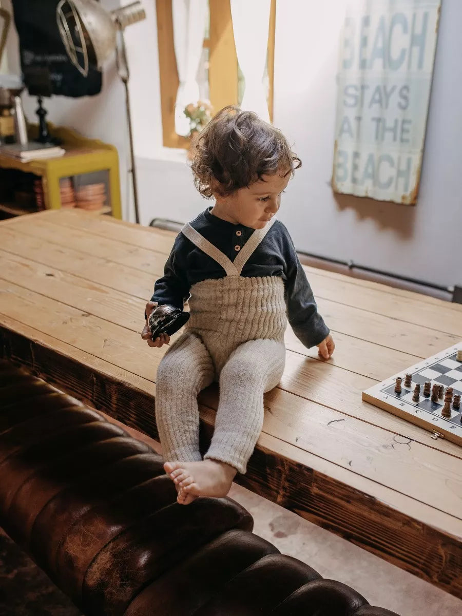 Silly Silas Granny Teddy Leggings cream blend
