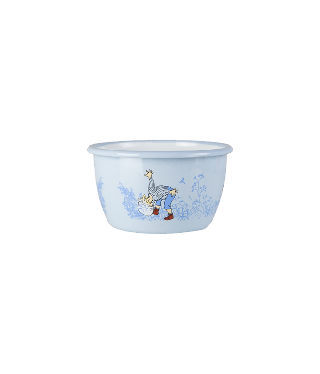 Muurla Schüssel Bowl, Emaille, Michel aus Lönneberga 3dl Emil blau
