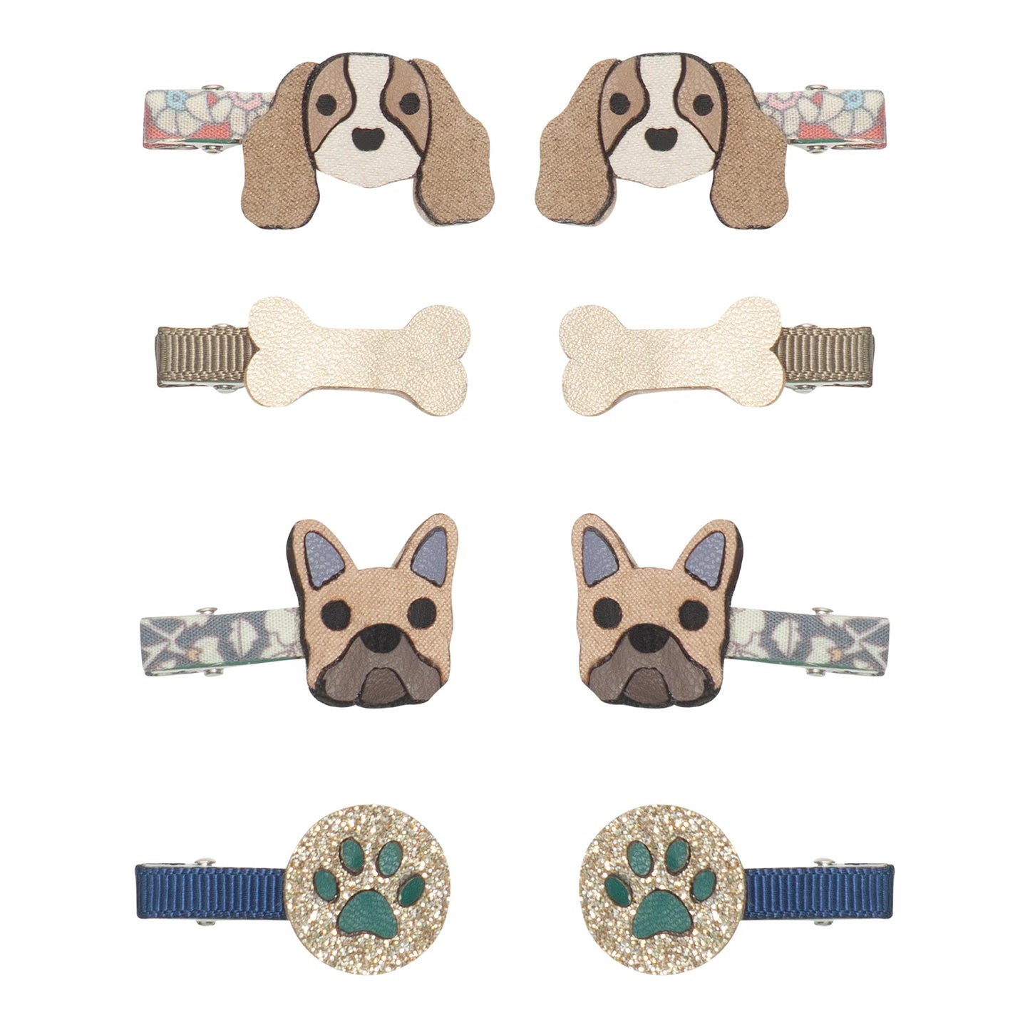 Mimi & Lula Doggy Mini Clips Haarspangen Hunde 8er Pack