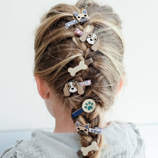 Mimi & Lula Doggy Mini Clips Haarspangen Hunde 8er Pack