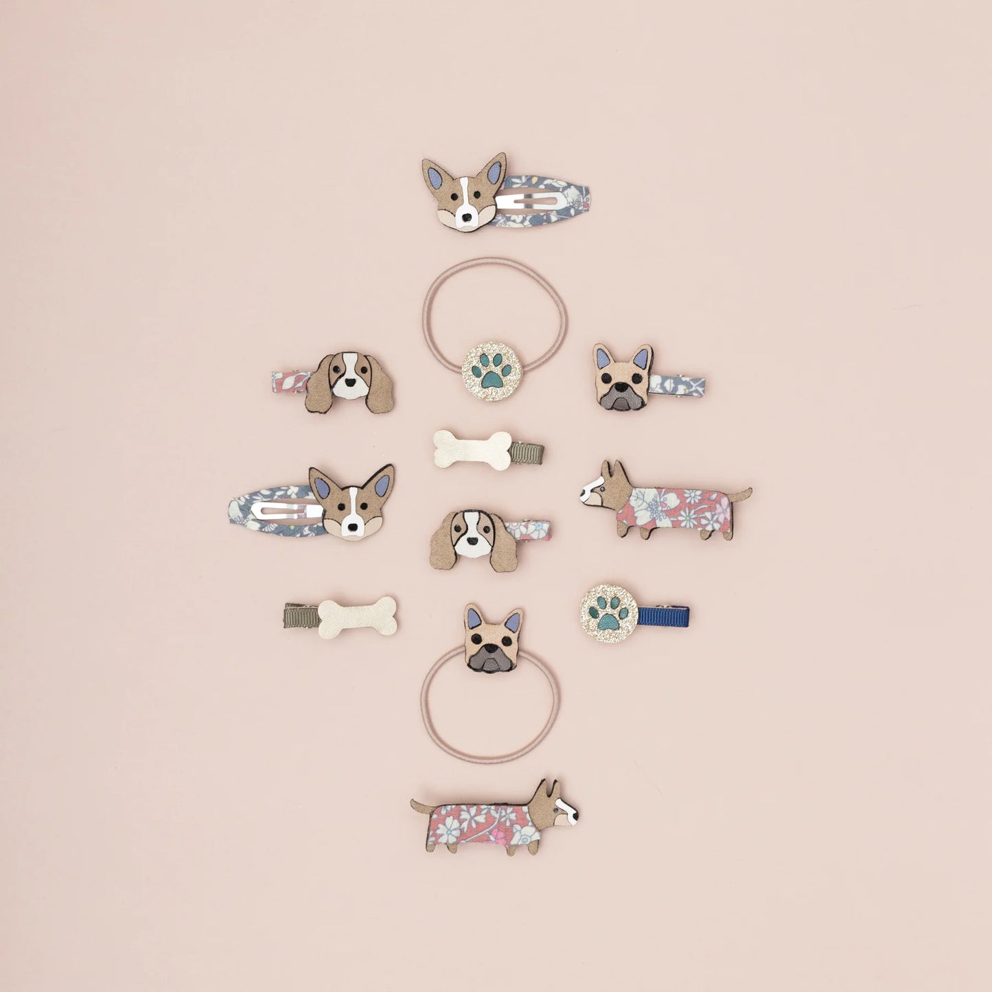 Mimi & Lula Doggy Mini Clips Haarspangen Hunde 8er Pack