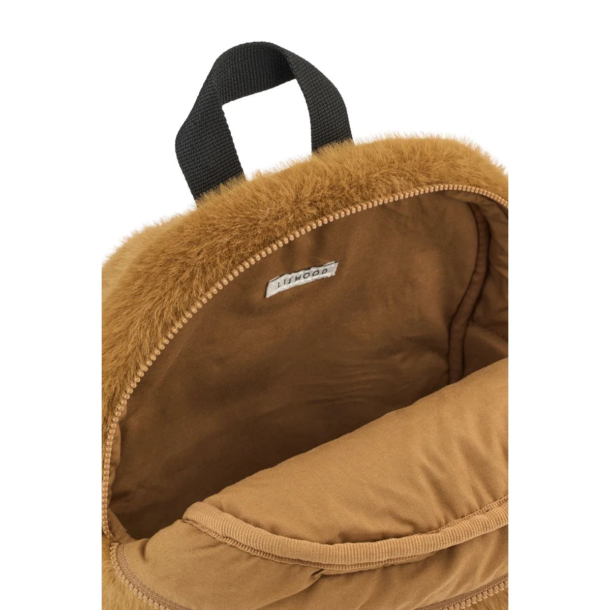 Liewood Denise Tiger Plush Backpack, Rucksack golden caramel