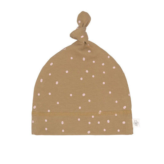 Lässig Babymütze Interlock Beanie dots curry